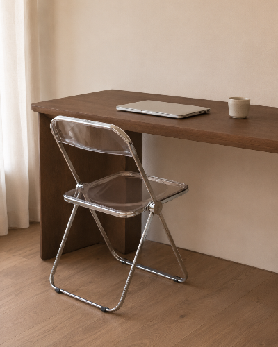 Silla Plegable Transparente Plia - Be-eme Tienda Online