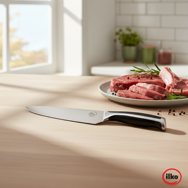 Cuchillo SANTOKU 20cms CHEF PLUS ILKO - Be-eme Tienda Online
