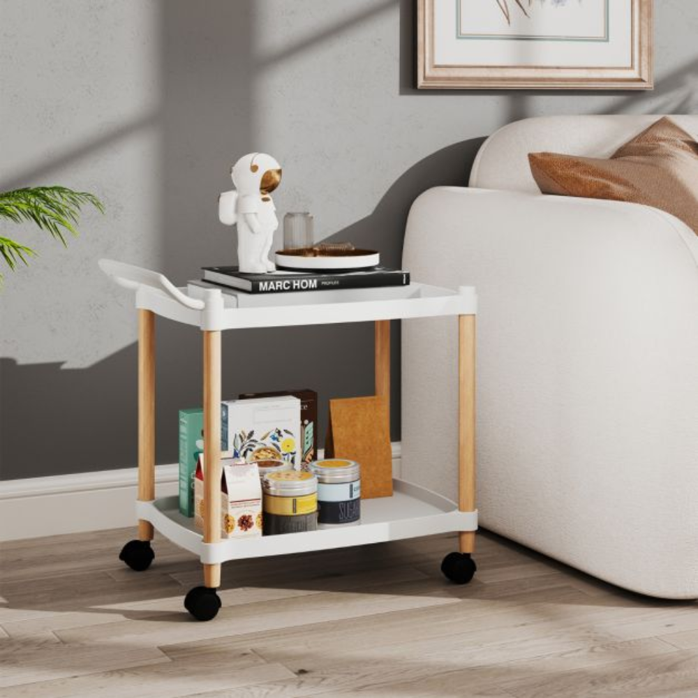 Carrito Organizador 2 Estantes Con Ruedas - Be-eme Tienda Online