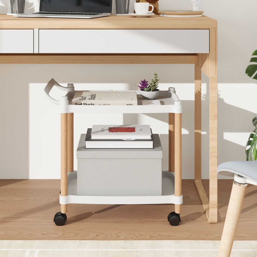 Carrito Organizador 2 Estantes Con Ruedas - Be-eme Tienda Online