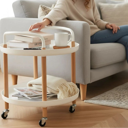 Carrito Organizador Blanco Con Ruedas - Be-eme Tienda Online