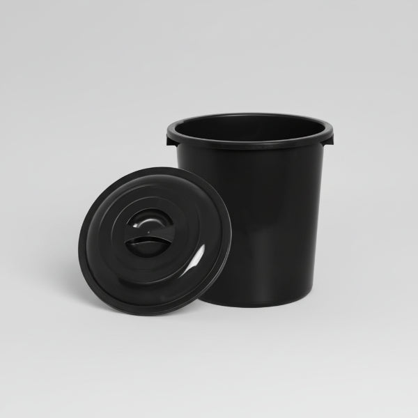 CESTO BASURA 27L NEGRO - Be-eme Tienda Online