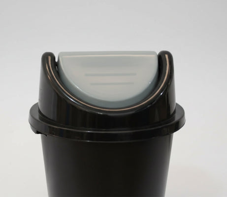 Papelera Negra Tapa Giratoria 27L - Be-eme Tienda Online