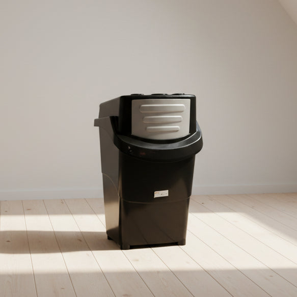 Papelera apilable NEGRO  27LT - Be-eme Tienda Online