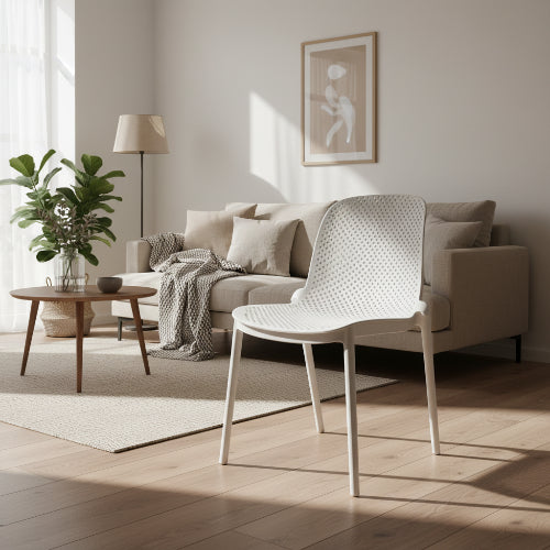 Silla Berlin Sin Posabrazos Gris Claro Pica - Be-eme Tienda Online