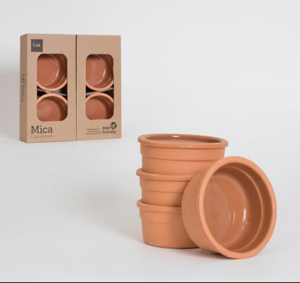 Cazuela MICA Set x4 10X5CMS No refractario - Be-eme Tienda Online