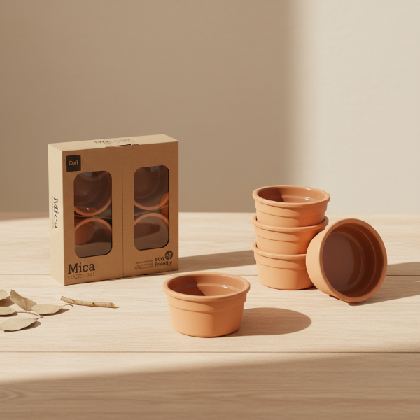 Cazuela MICA Set x4 10X5CMS No refractario - Be-eme Tienda Online