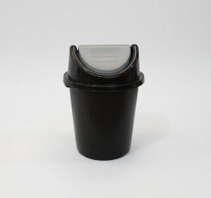 Papelera Negra Tapa Giratoria 53L - Be-eme Tienda Online