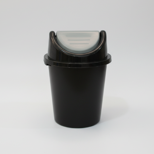 Papelera Negra Tapa Giratoria 27L - Be-eme Tienda Online