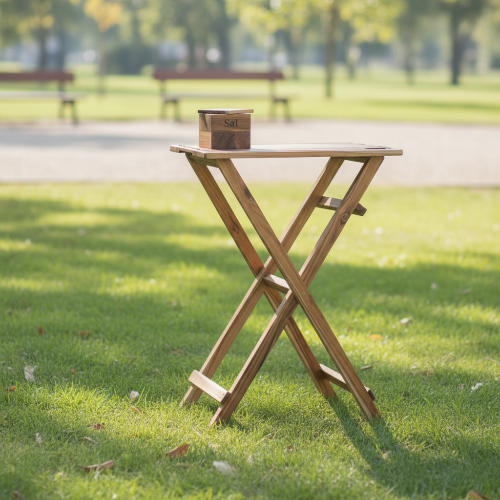 Mesa Multiuso de Madera Teca Desmontable Stolf - Be-eme Tienda Online