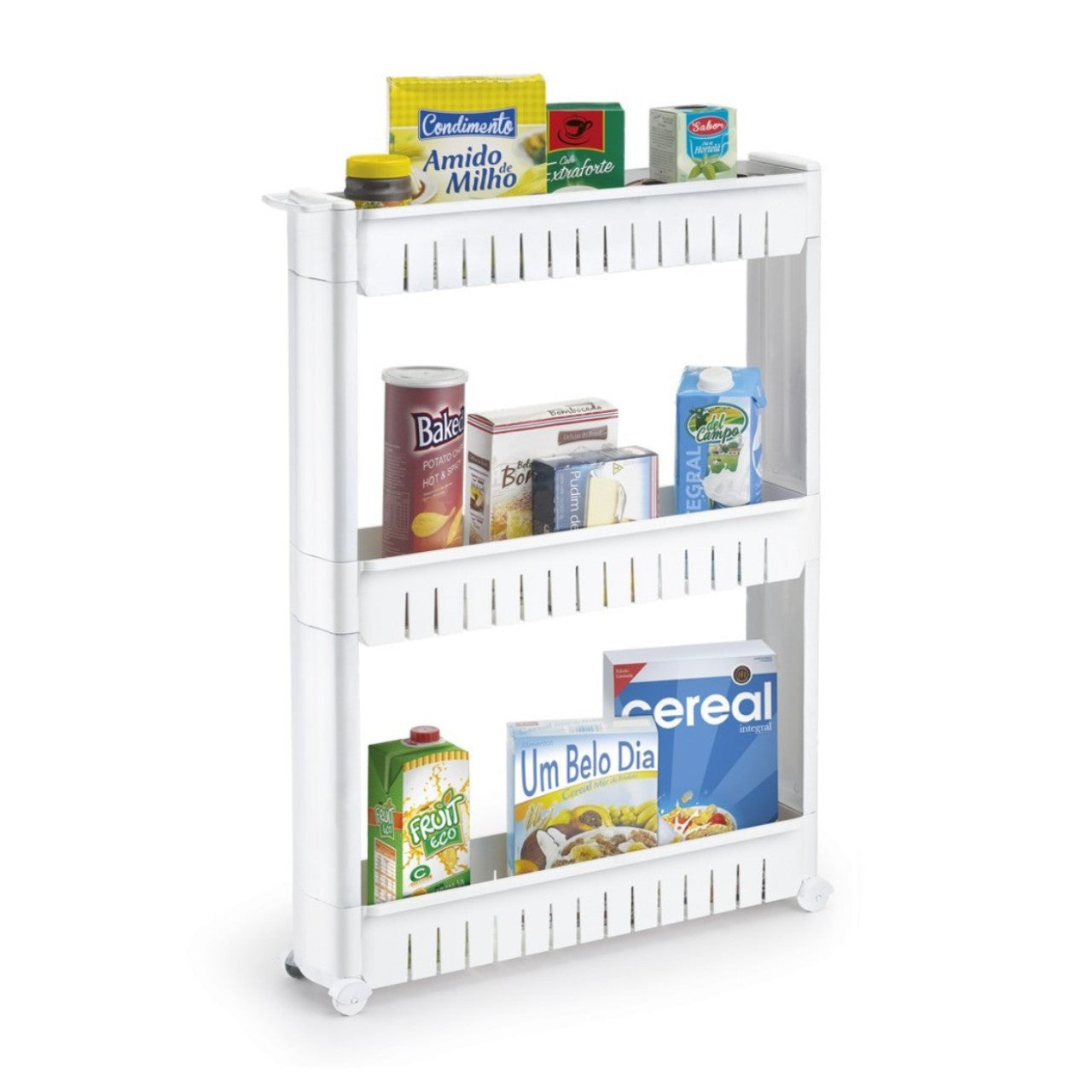 Organizador Multiuso Con Ruedas 54,5x12,5x77,5 cm - Be-eme Tienda Online