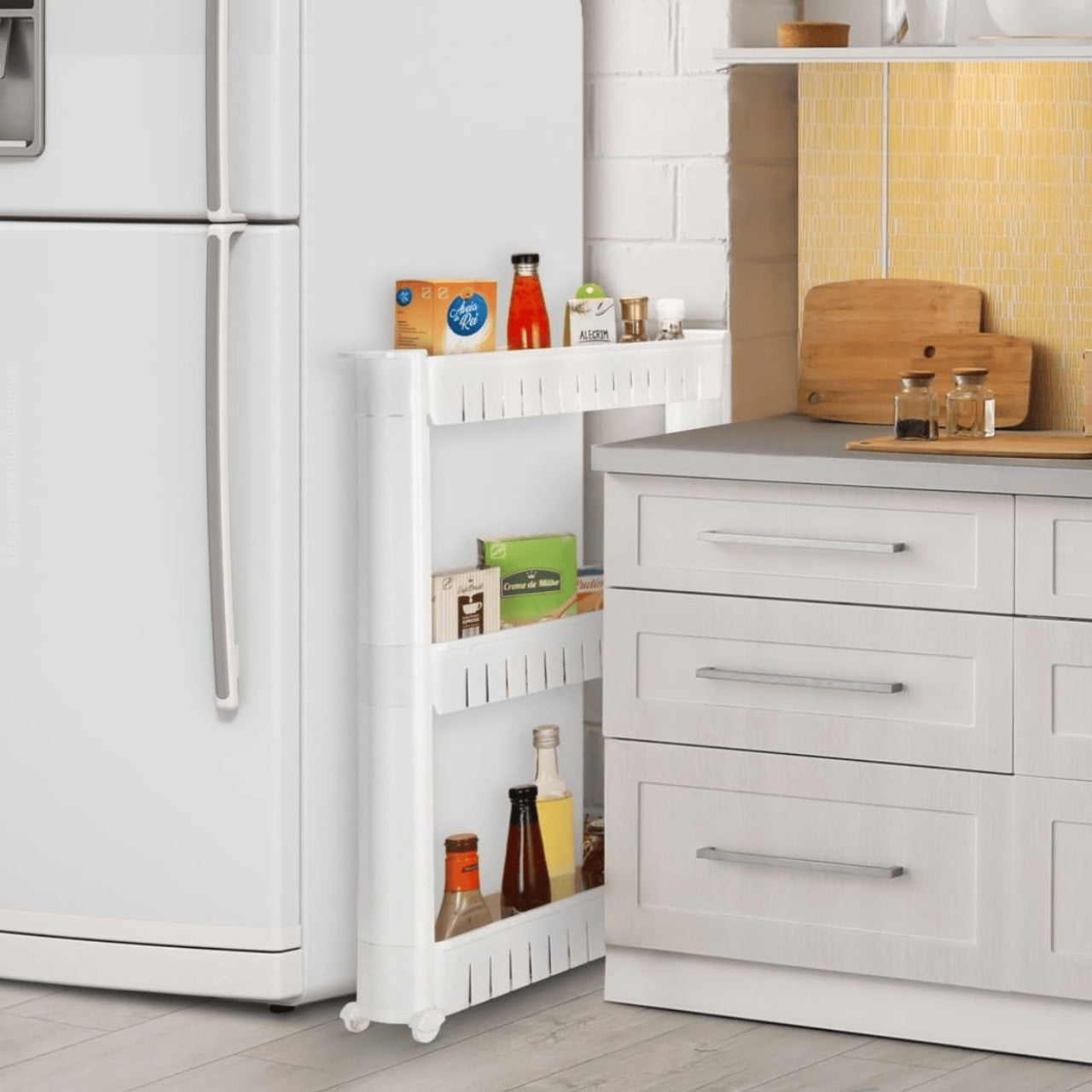 Organizador Multiuso Con Ruedas 54,5x12,5x77,5 cm - Be-eme Tienda Online