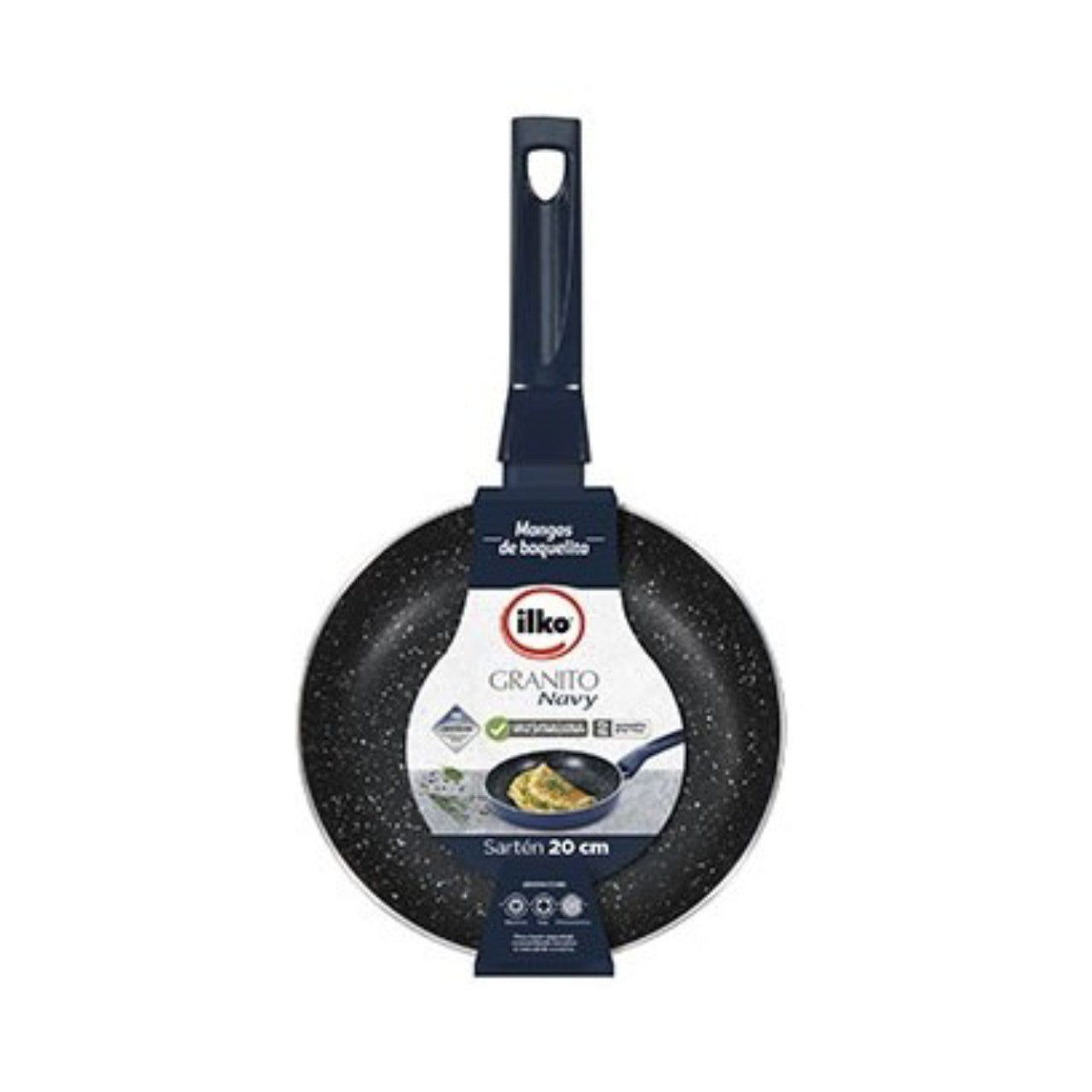 Sartén 20 cm Granito Navy Ilko - Be-eme Tienda Online