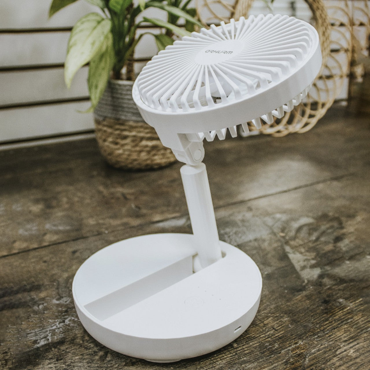 Ventilador Plegable USB Blanco 4W 16x30 cm - Be-eme Tienda Online