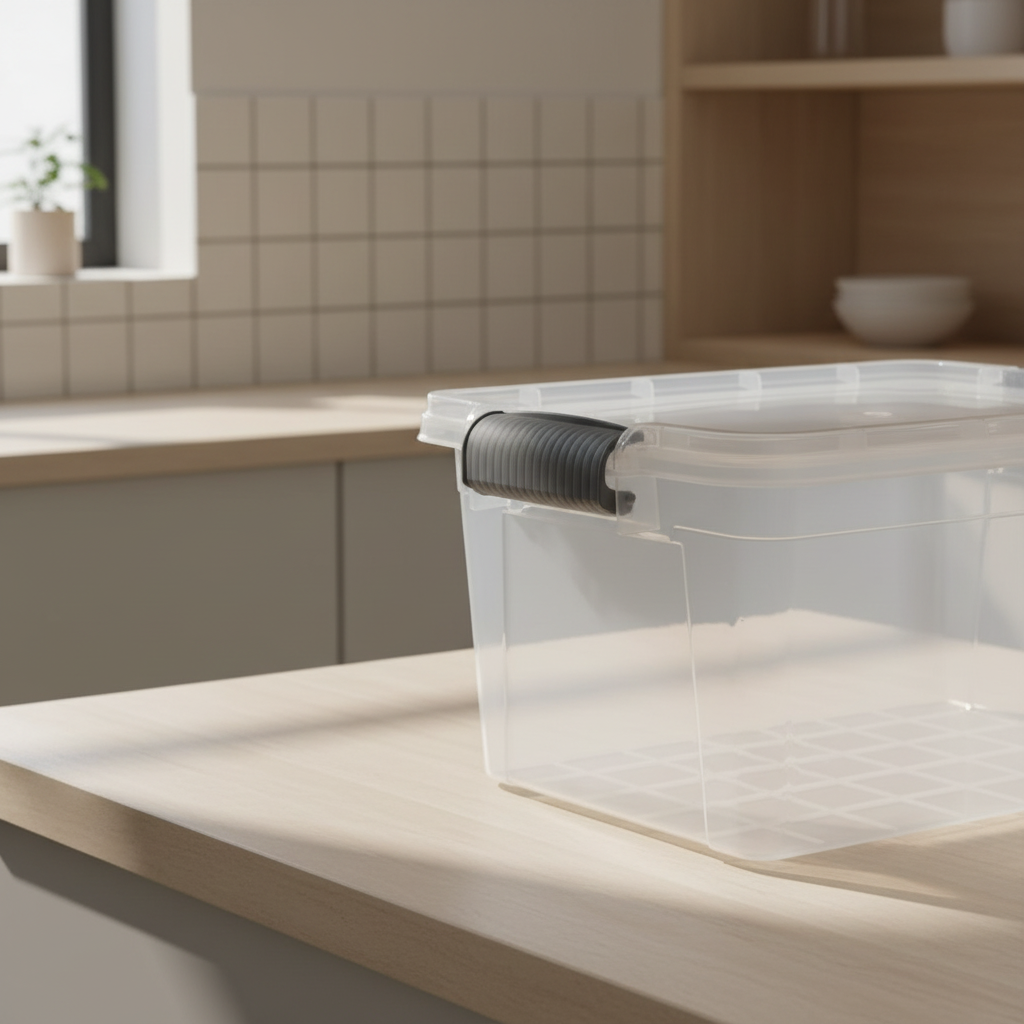 Caja de guardado transparente 5L Con cierres Herméticos - Be-eme Tienda Online
